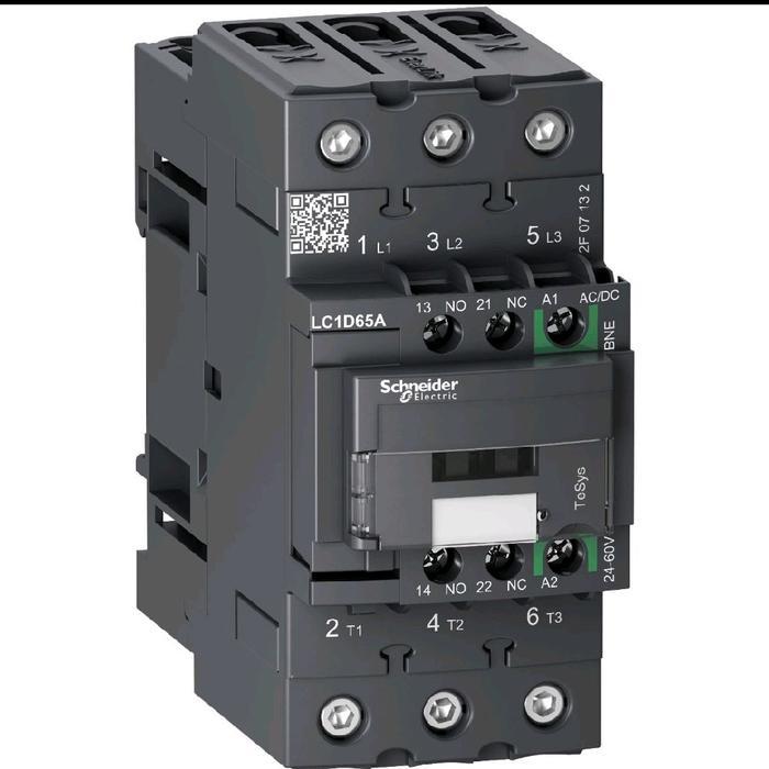 CONTACTOR LC1D65BNE 24-60VAC DC SCHNEIDER