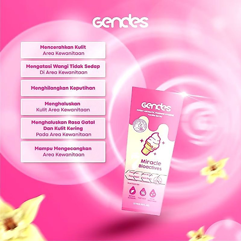 Gendes Sweet Aromatic Feminine Hygiene Spray | Spray perapat vagina