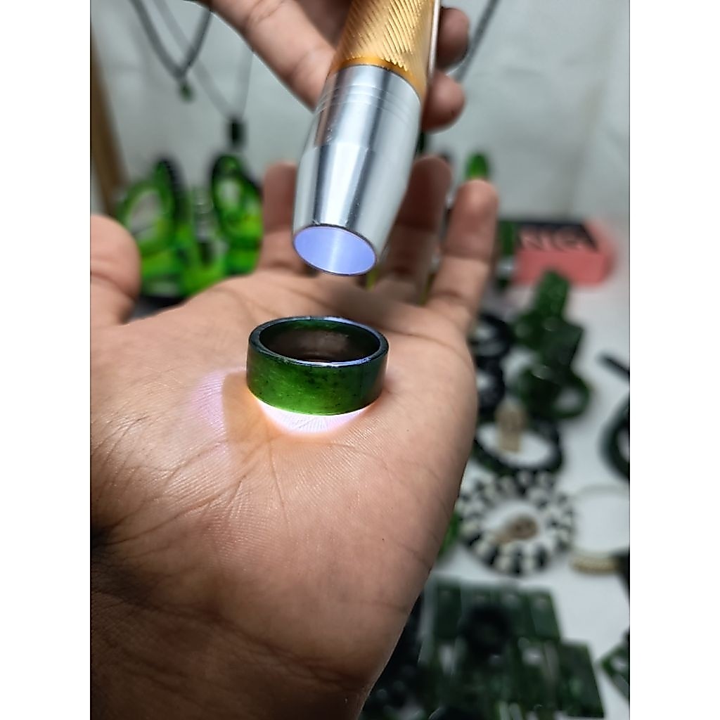ring giok black jade tembus