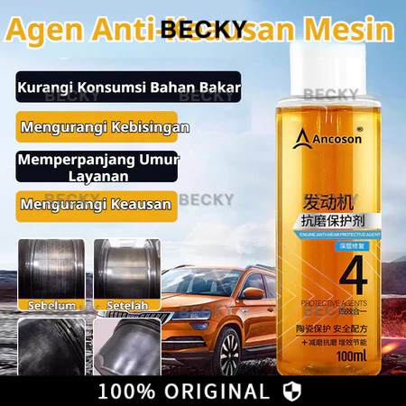 BECKY 100ML Aditif Oli Mesin/Pelindung Mesin/Aditif Bahan Bakar/Perawatan Mesin