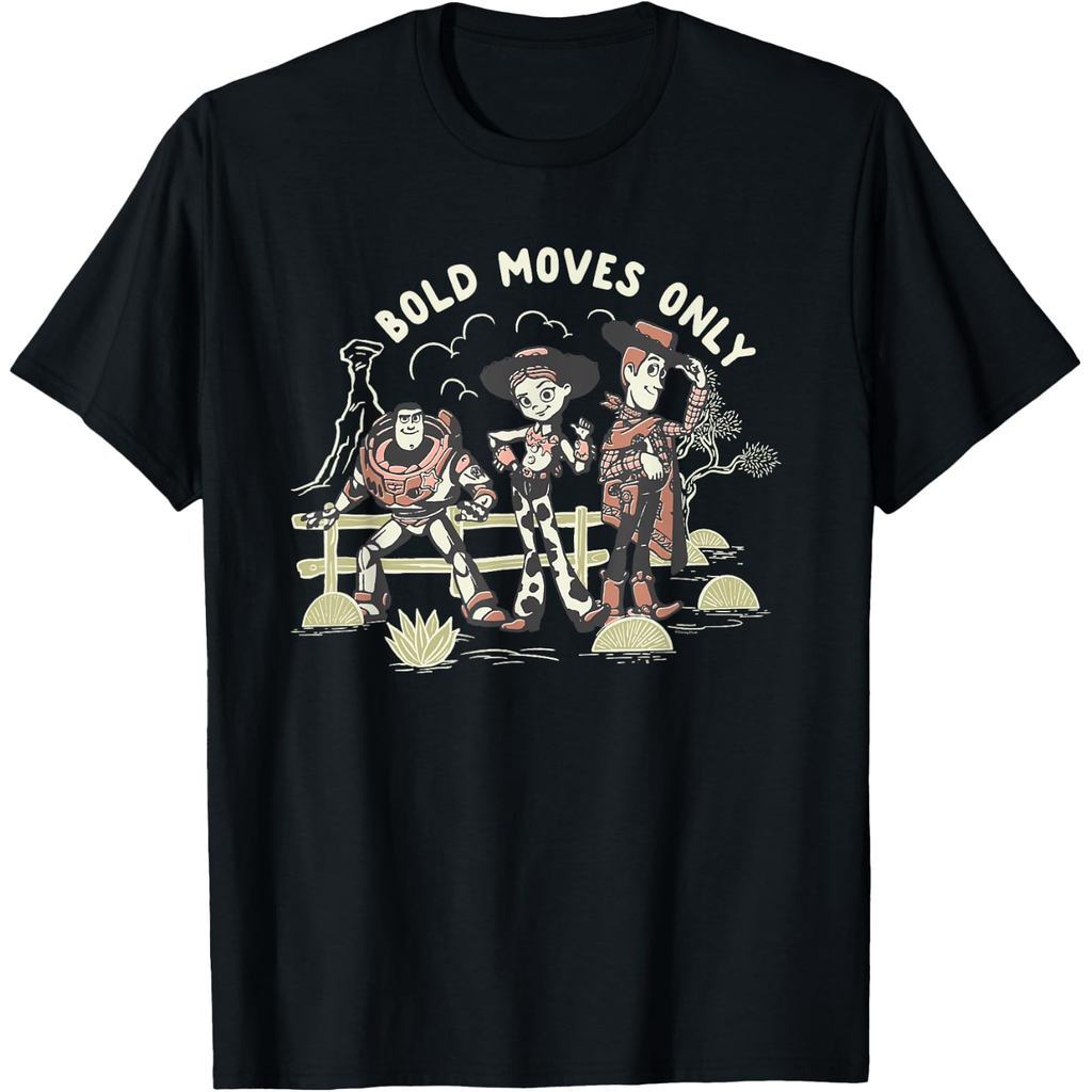 Makeyoushine X Generasi90 Kaos Toy Story 5 Bold Moves Only Hero Trio T-Shirt
 – Baju Vintage 90s Ret