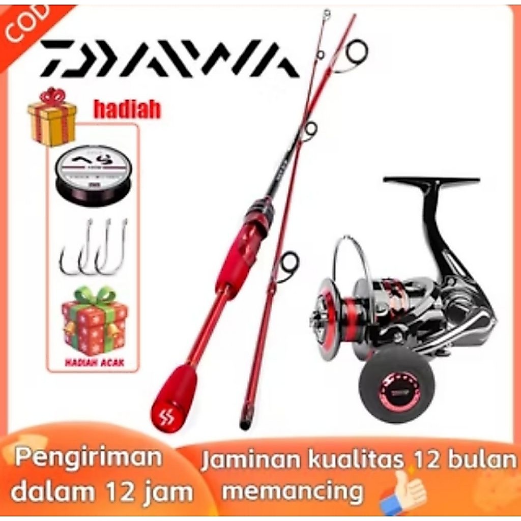 DAIWA pancing joran full set