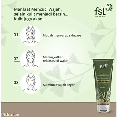 Facial Wash untuk Semua Jenis Kulit FSL Daily Facial Cleanser