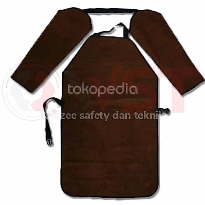 Set- Apron Las Welding Celemek / Apron Las Kulit / Apron Las Set