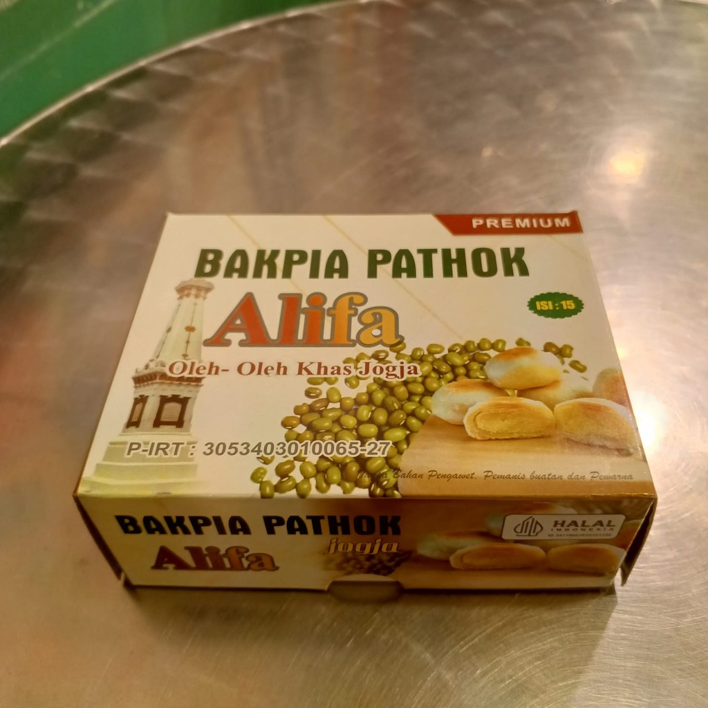 

Bakpia Pathok Alifa - Bakpia Basah Kacang Hijau isi 15 Free Vakum Khas Jogja