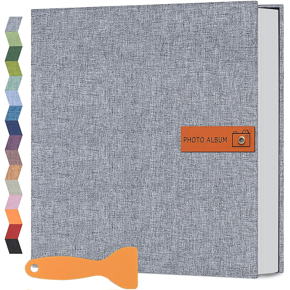 

Large Photo Album 20 Sheets/40 Pages Simple Large Capacity Photo Card Case For Baby Family Anniversary Wedding Photo Storage