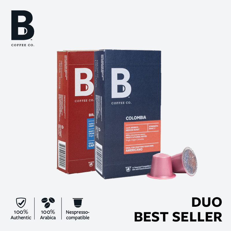 

B Coffee Co. Duo Best Seller Kopi Kapsul Nespresso Compatible Capsule