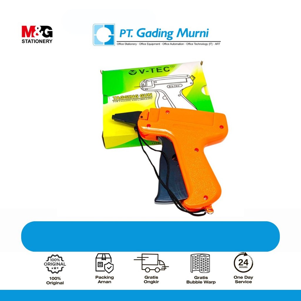 

V-TEC TAGGING GUN TEMBAKAN BAJU ALAT PENEMBAK BAJU LABEL TAG BAJU TG 009 PACK GMA