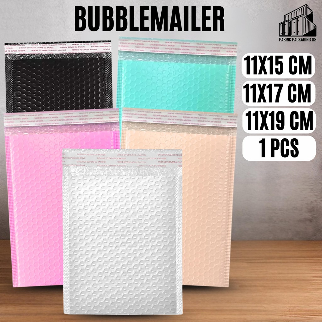 

Bubblemailer 11x11 cm Bubble Mailer Amplop Bubble Wrap Poly Mailer Padded Envelope Packaging 11 x 11