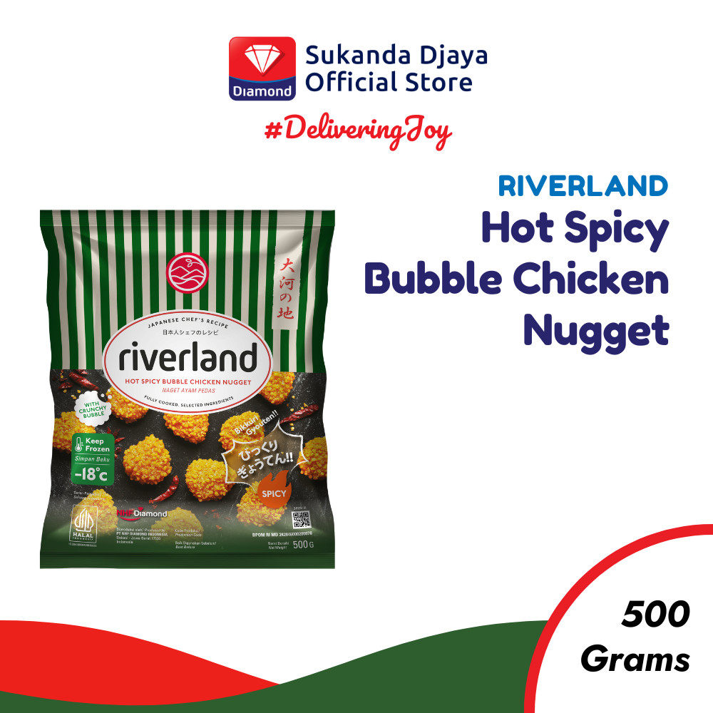 

Riverland Hot Spicy Bubble Chicken Nugget 500 Gr
