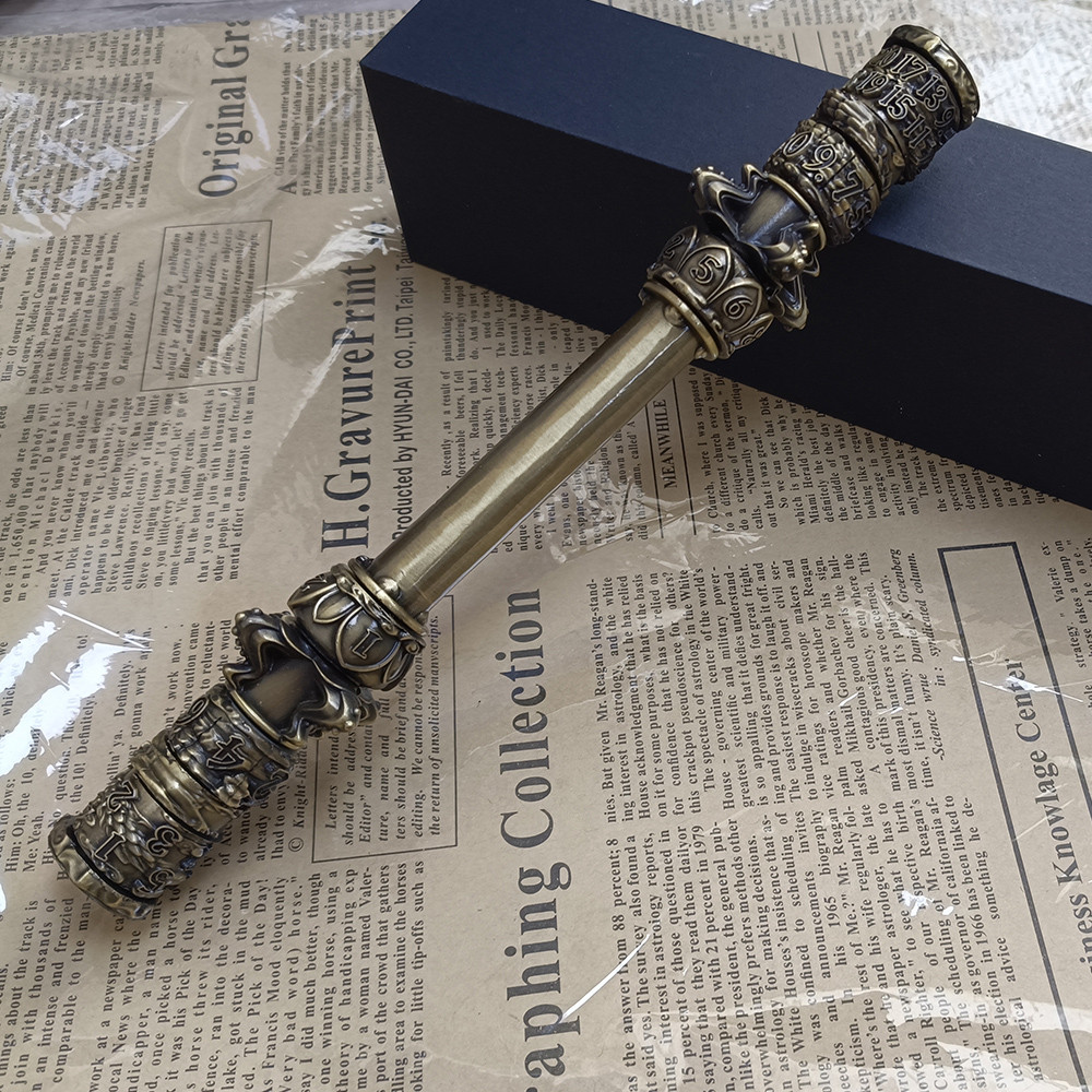 EDC fingertip gyroscope scepter pen shaped gyroscope fingertip toys relieve adult stress metal scept