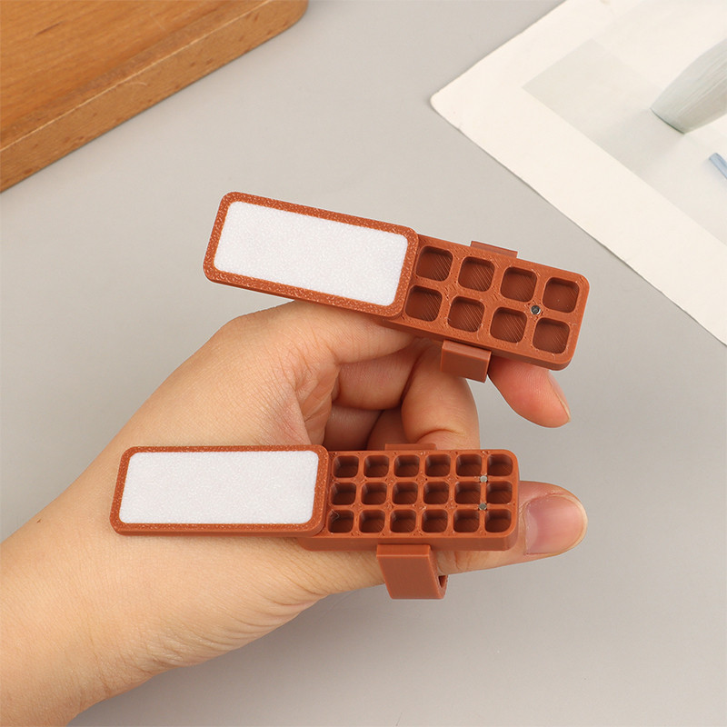 

8/18 Grids Portable Mini Watercolor Palette With Ring Small Pigment Box Student Artist Travel Sketch Painting Art Supplies