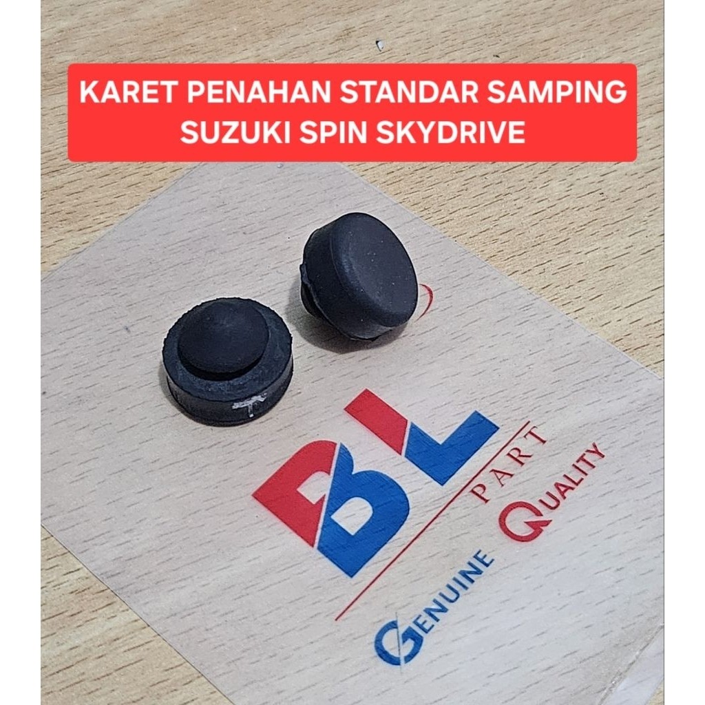 BL (Set isi 2 Karet) Karet Penahan Standar Samping Suzuki Spin Skydrive
