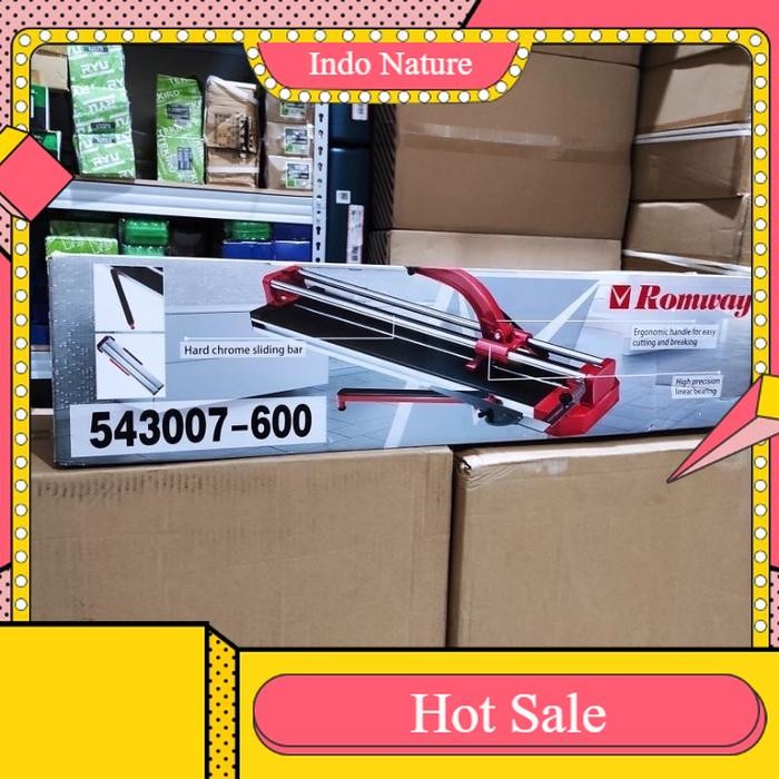 

【I_NATURE】BISA COD!!! ￼ROMWAY ALAT POTONG KERAMIK 600mm POTONG KERAMIK + LASER ROMWAY TILE CUTTER 543007-600