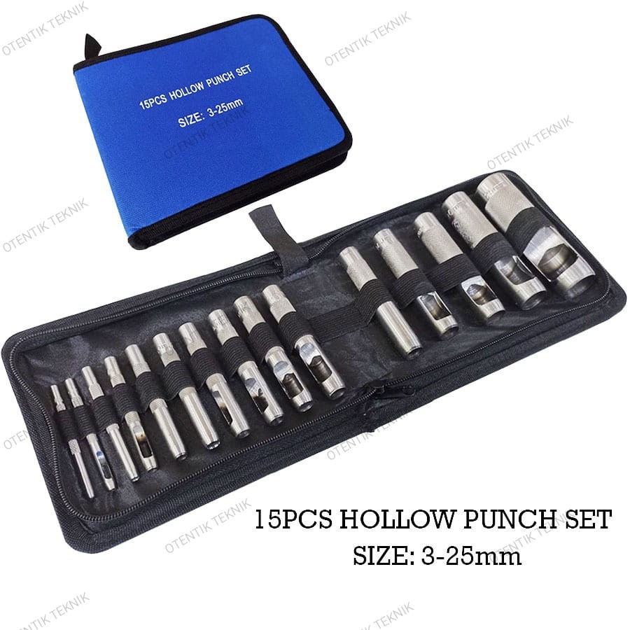 

PLONG SET 15 PCS - PEMBOLONG GASKET KULIT SET 15PCS PELUBANG 3MM-25MM