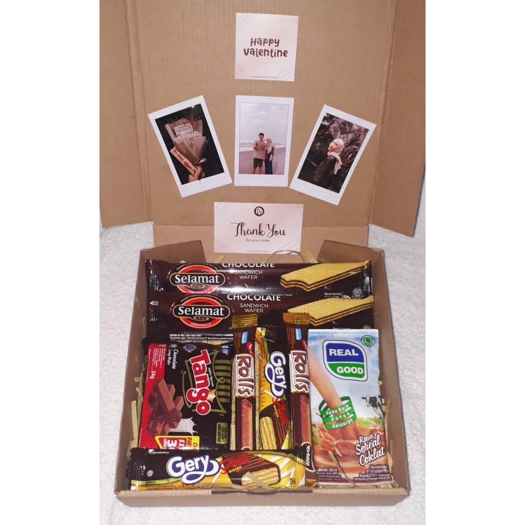 

HAMPERS SNACK BOX KADO ANNIVERSARY / BIRTHDAY / VALENTINE / GIFT HAMPE - COKLAT C