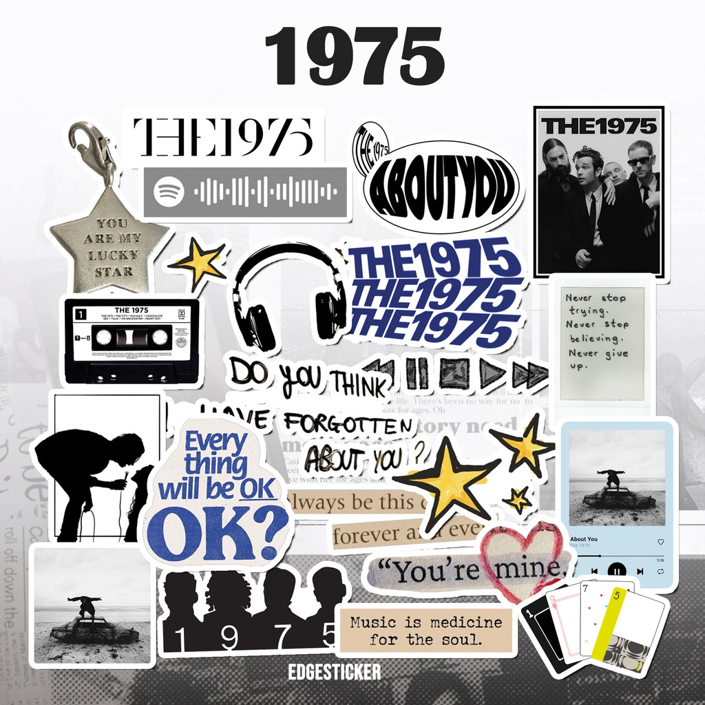 

Stiker Band 1975 2.0 Pack | Stiker Tahan Air Anti Luntur | Stiker Laptop HP