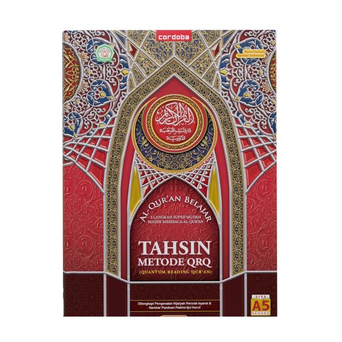 

Al Qur'an Belajar Tahsin Super Mudah Metode QRQ Quantum Reading Quran Ukuran A5 - Merah