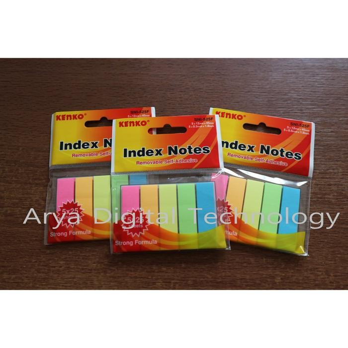 

Sticky Note Index Notes SNI 525F Kenko Kertas Memo Penanda Murah Bagus