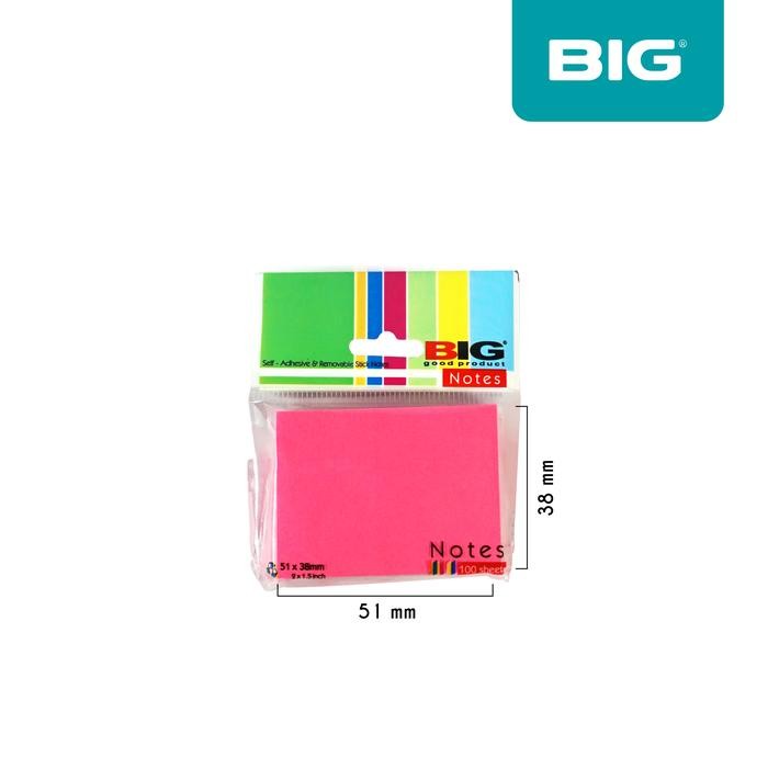 

BIG Sticky Notes Paper Warna/ Note Kertas/ Memo Tempel Tumpuk Penanda Buku Stationery - SN-5138T