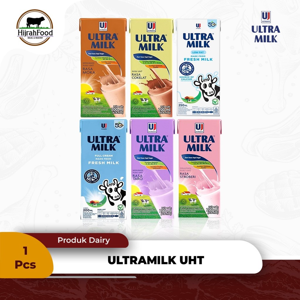 

Ultra Milk Susu UHT 200ml / 250ml - Pilih Rasa