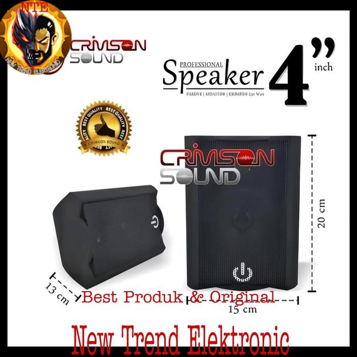 PROMO  Speaker Pasif DUSENBERG Astex X 1 Speaker Gantung 5 Inch - 1 Unit - CrimsonCr402