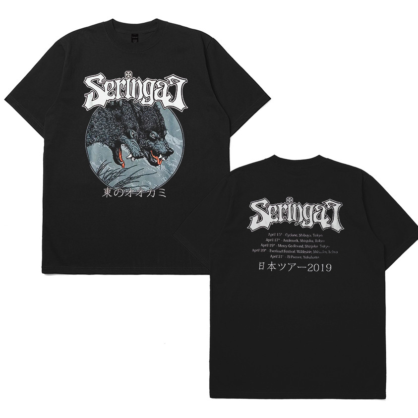 T-Shirt Band Seringai Japan Tour 2019 Tebal 24s