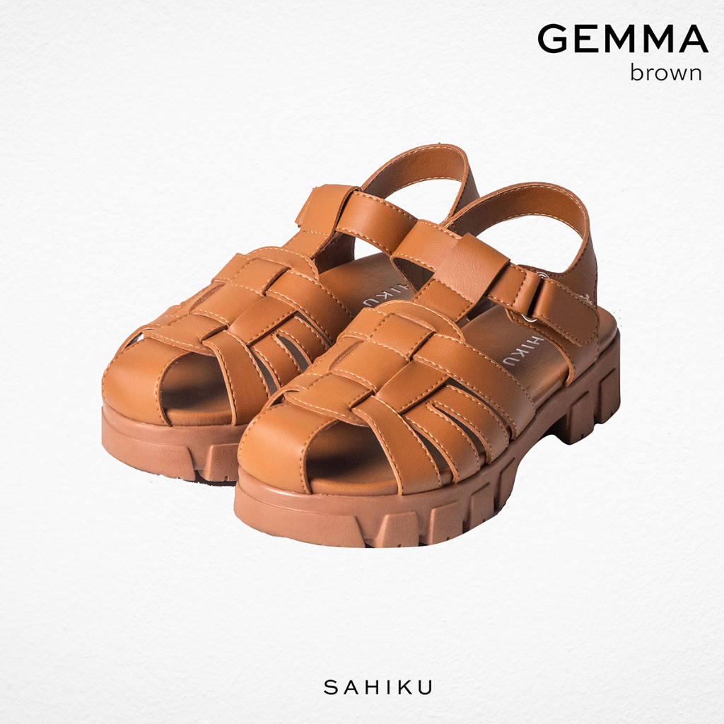 SAHIKU - Gemma  Sepatu Sandal Wanita || Sandal Casual Wanita || Sepatu Sandal Cewek Plaform