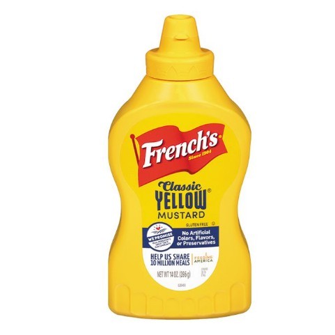

French's Classic Yellow Mustard Squeeze French 14 OZ