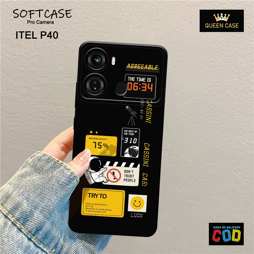 Softcase Hp Itel P40 Terbaru - Fashion Case Aesthetic - Case Hp Itel P40  - Casing Hp Itel P40 - Kes