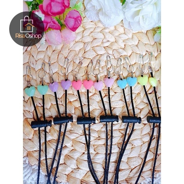 RISAOSHOP - strap masker/pengait masker/pengait hijab/kalung hijab/strap mask/konektor/strap hijab/s