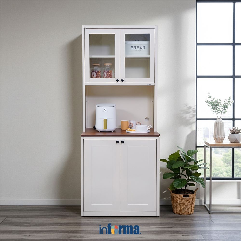 Informa Lemari Kabinet Metal - Putih Lemari Kabinet Serbaguna Cabinet Penyimpanan Indoor Furniture R