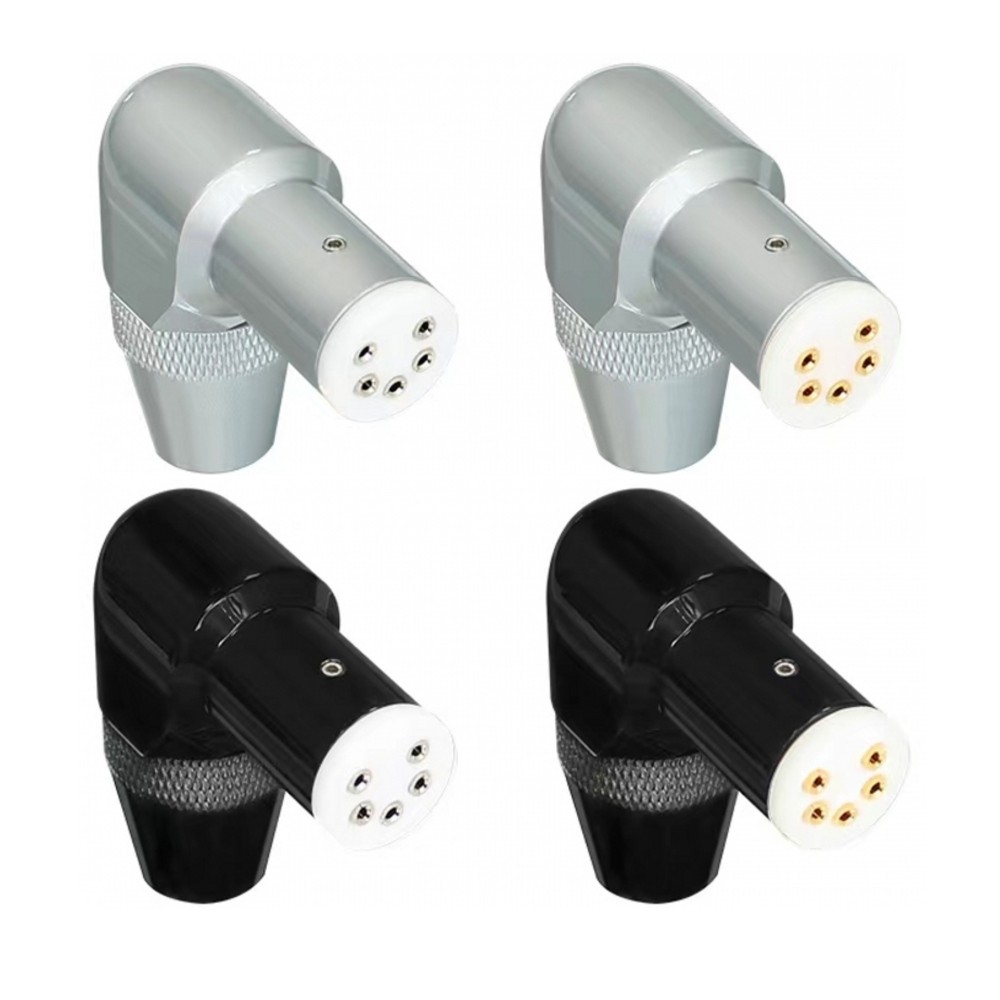 Alta fidelidade vinil lp phono cinco pinos 5 pinos plug seat din femea para amp audio tonearm linha 