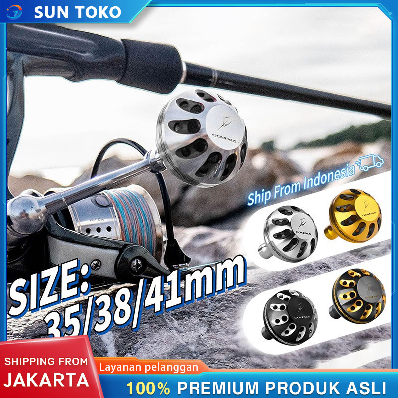 Gomexus Handle Knob 35-41mm Joran BC pancing alat pancing set  knop Stradic  Daiwa shimano  Twinpowe