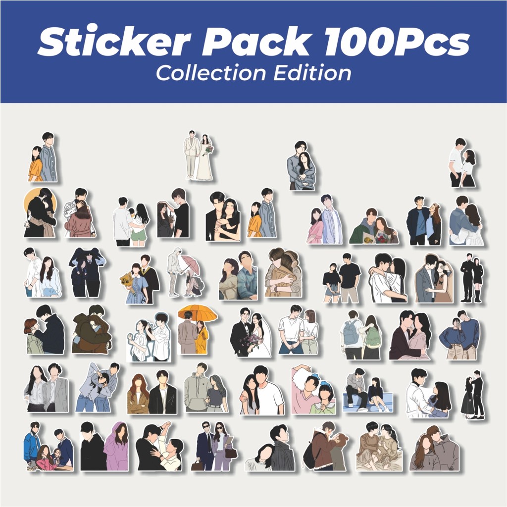 

Hot Stiker Korean Drama Couple Lucu Anti Air Stikers Berperekat Waterproof Sticker Decal Buat Motor Helm Buku Journal Koper Casing HP Laptop Botol Minum
