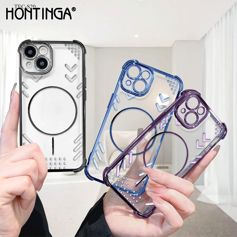 Hontinga Casing Hp Untuk  Tecno Spark 20 20C GO 1 2023 Anti Jatuh Dengan Kantung Udara 2257