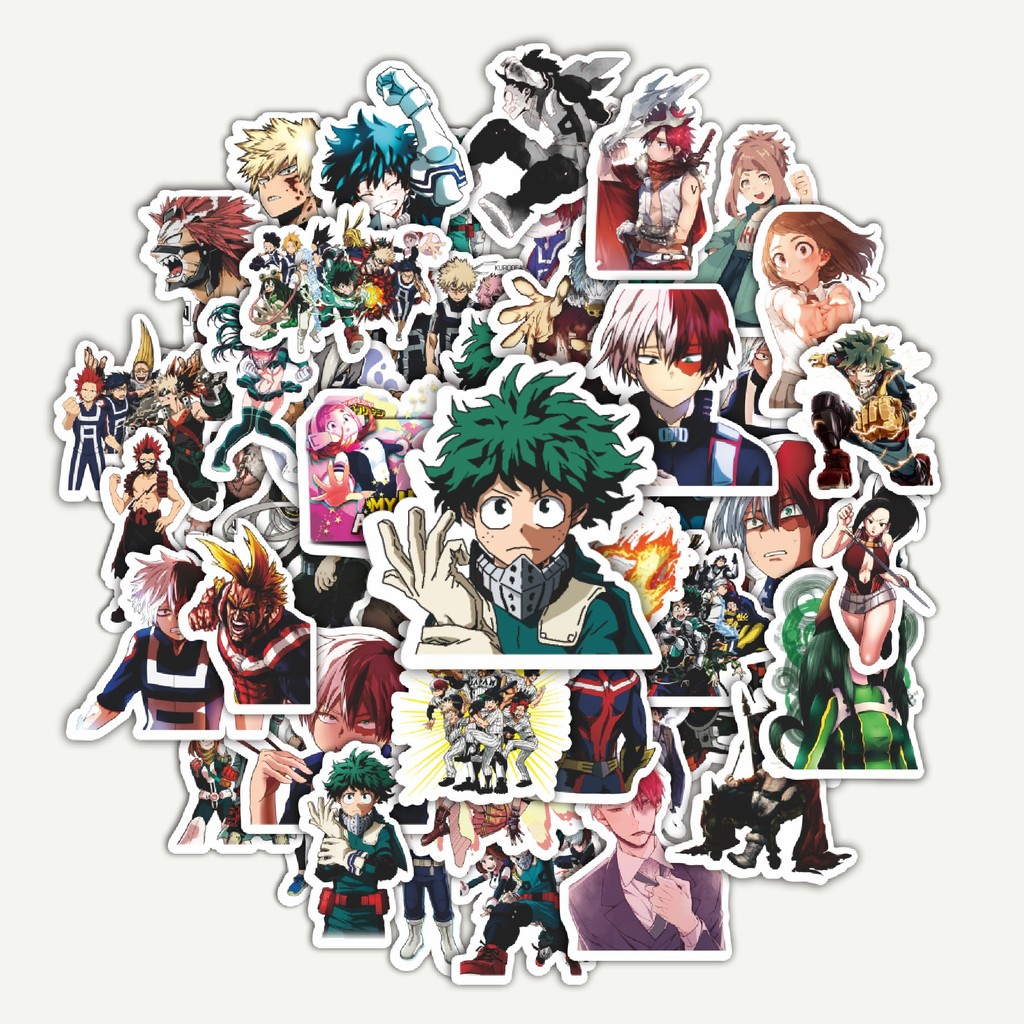 

Sticker Pack Stiker Anime My Hero Academia Japan Anime V4 | Sticker TUMBLR | Stiker LAPTOP KOPER HELM