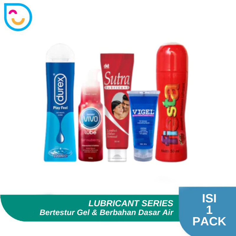 Lubricant Gel Series - Pelicin - Pelumas - Sutra - Fiesta - Vigel