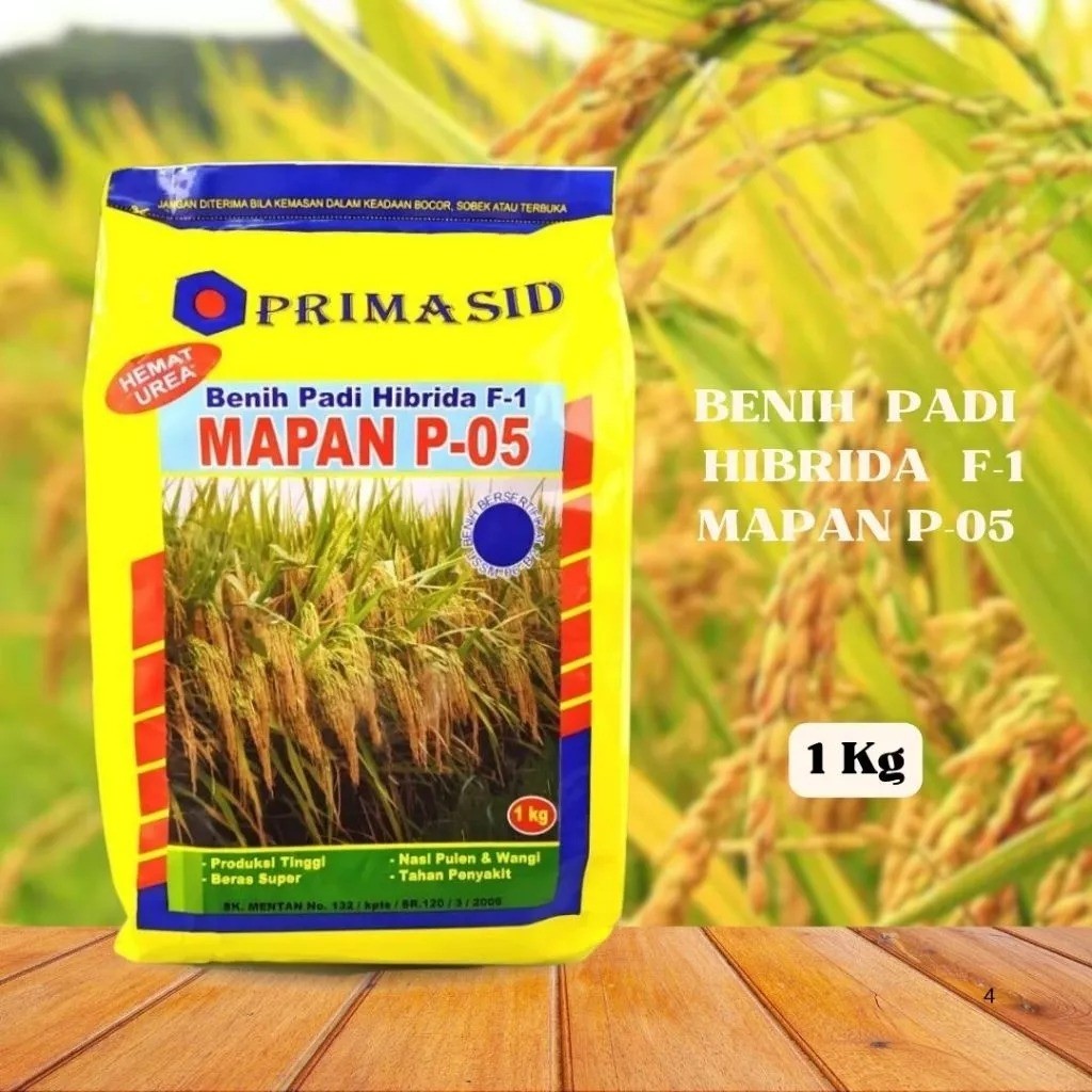 PROMO 2.2 - Benih Bibit Padi Mapan P.05 Primasid Asli Original By Primasid Free Bonus