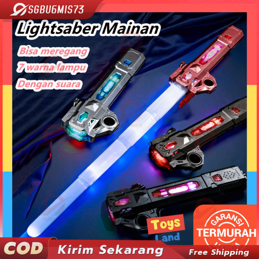 Mainan Pedang Lightsaber Pedang Mainan Pedang Laser Pedang Lampu Mainan Pedang Lipat Pedang Pedangan