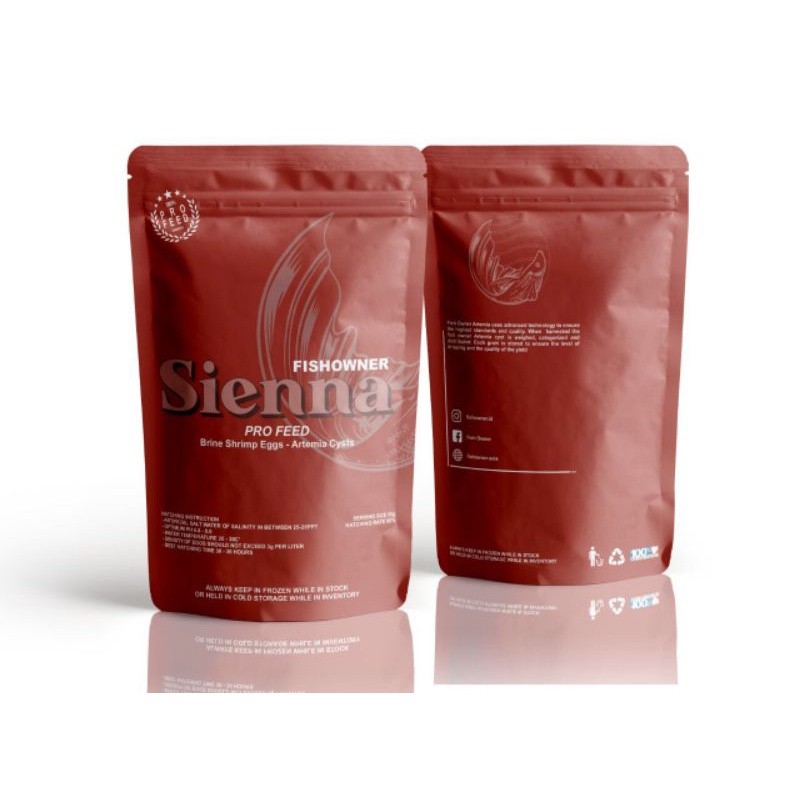 ARTEMIA SIENNA BY FISHOWNER 50G BIG RED - ARTEMIA TETAS