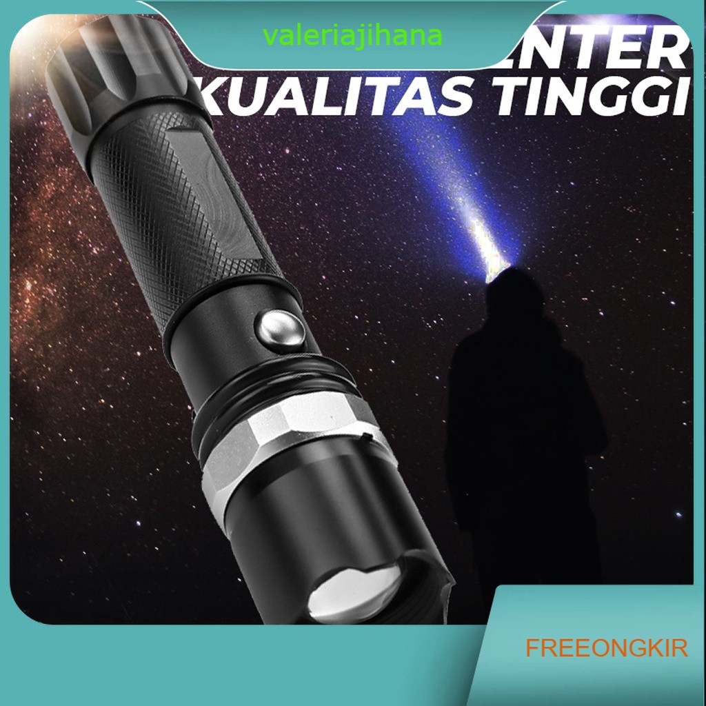 Senter Cas Police Swat 99000W Lampu Emergency Darurat Lamp Led Super Terang Jarak Jauh Original