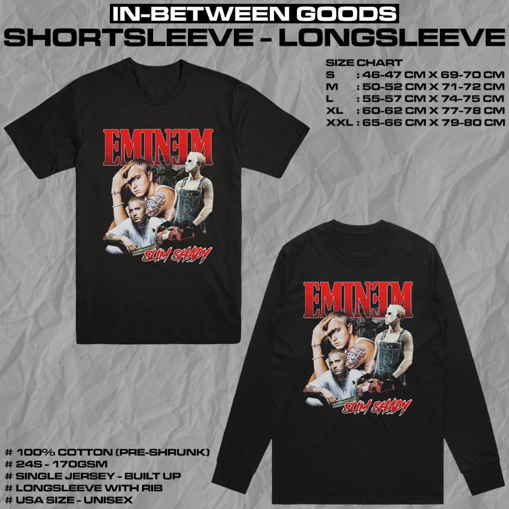 EMINEM - SLIM SHADY | T-SHIRT | LONGSLEEVE | MUSIC MERCH1