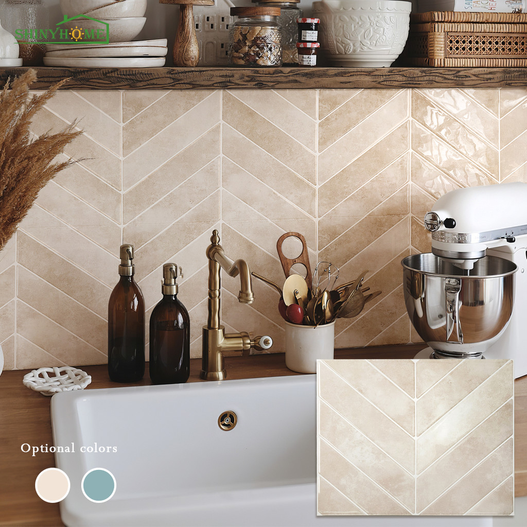 5/10/30pc peel and stick wall tiles  removable tile backing suitable for bathroom/kitchen wall tile,