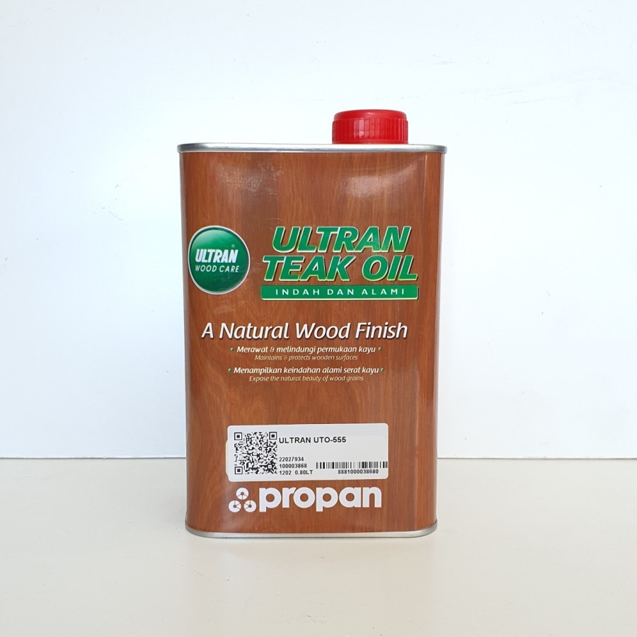 PROPAN Ultran Teak Oil UTO-555 Natural Finish Wood Care 0.8 Liter Kayu