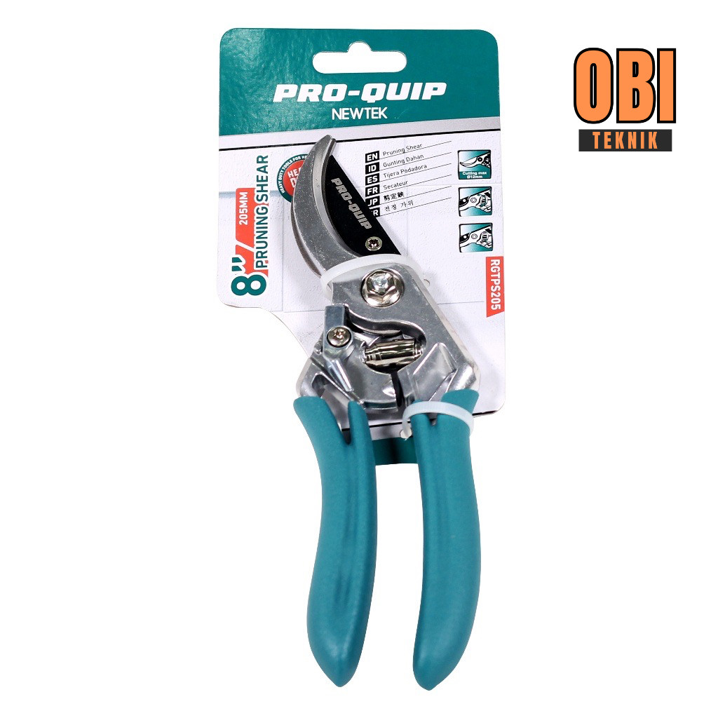 PRO-QUIP Pruning Shear Gunting Ranting 8 Inch RGTPS205 – OBI Teknik