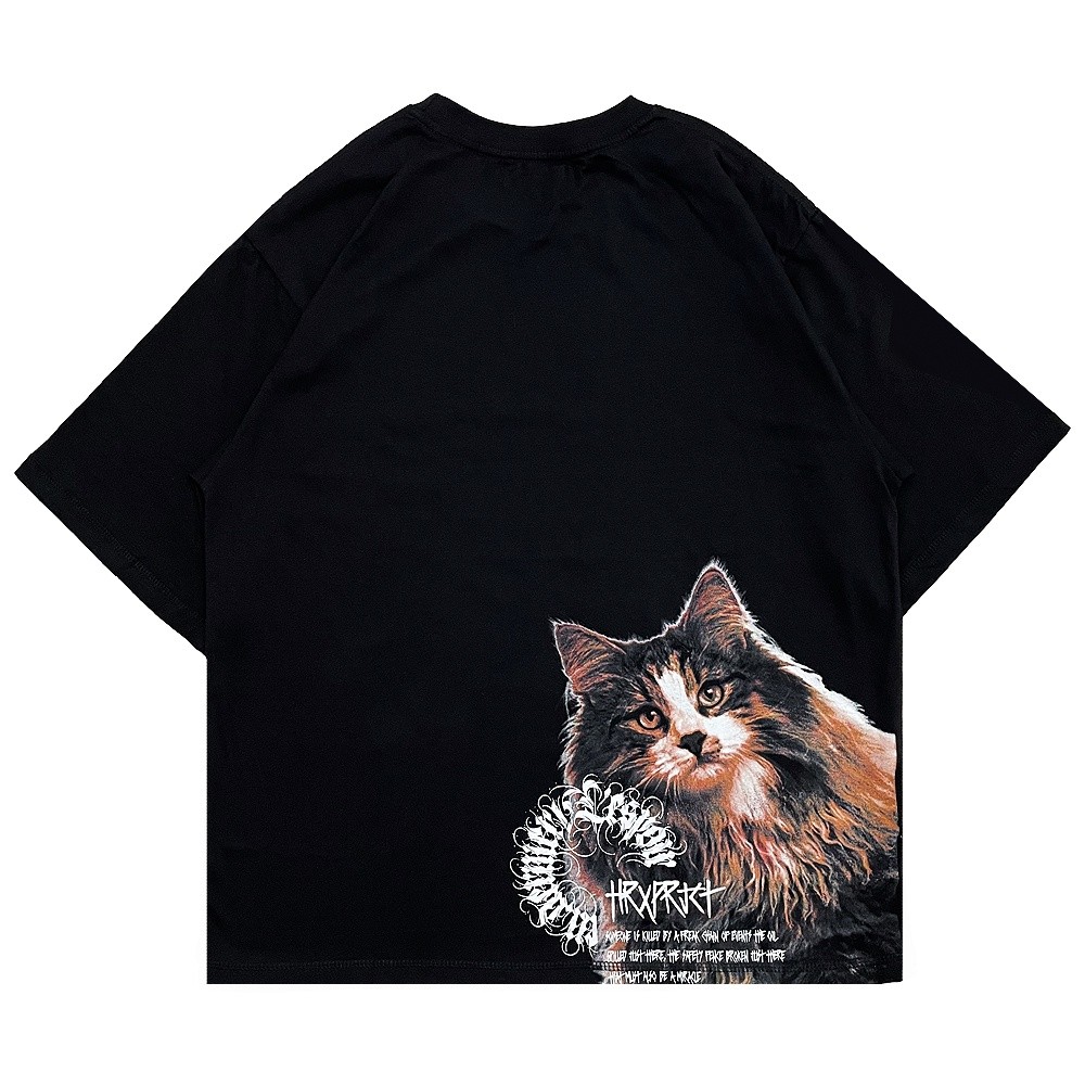(COD) [OVERSIZE] GRAPHIC T-SHIRT 'CAT'