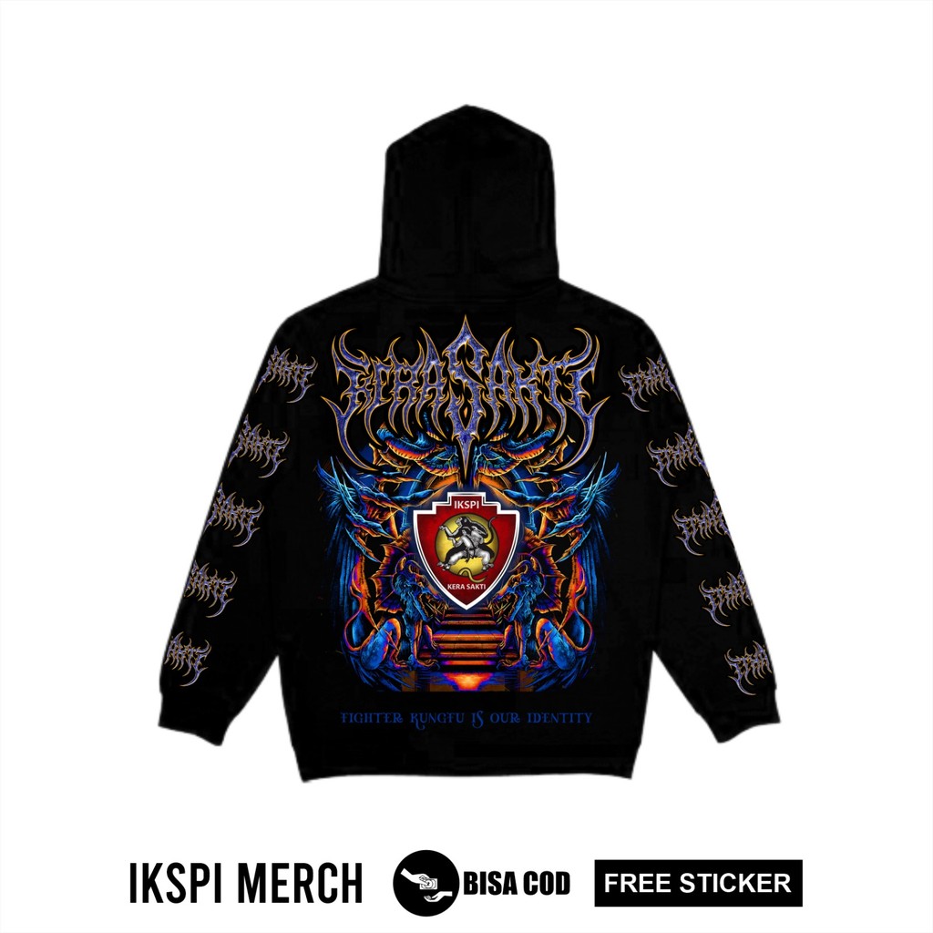 HOODIE IKSPI KERA SAKTI FIGHTER KUNGFU IS OUR IDENTITY -IKSPI HOODIE IKSPI TERBARU - HOODIE KERA SAK