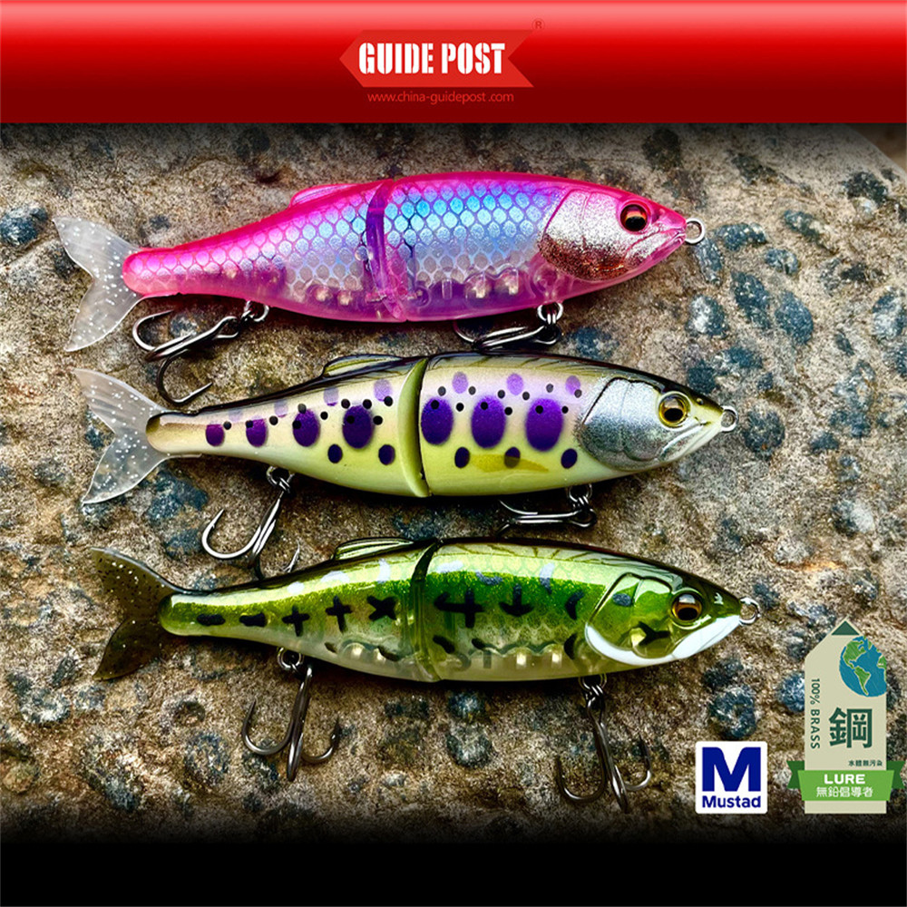 GUIDEPOST Mini Trout Lady Double-Jointed Sinking Swimbait Slow Sinking Pencil Lure Long Casting Bait