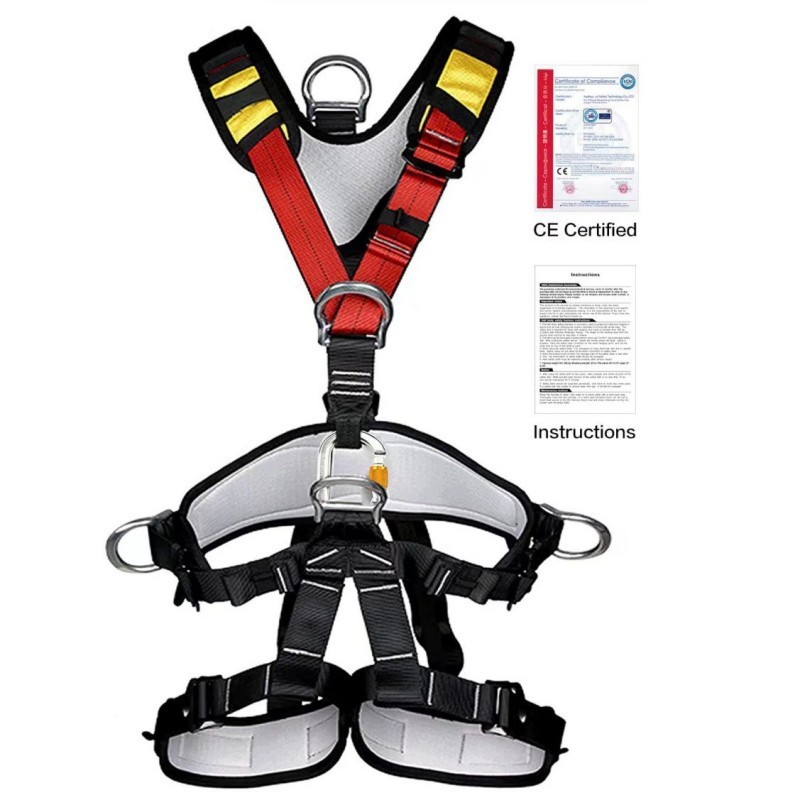 Professional Rock Climbing Harnesses Full Body Harness Safety Body Harness Lompat Bungee Sabuk